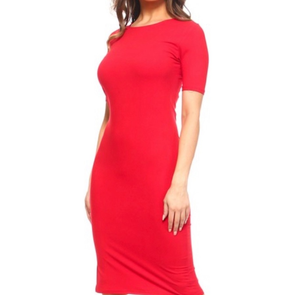 Midi bodycon dress